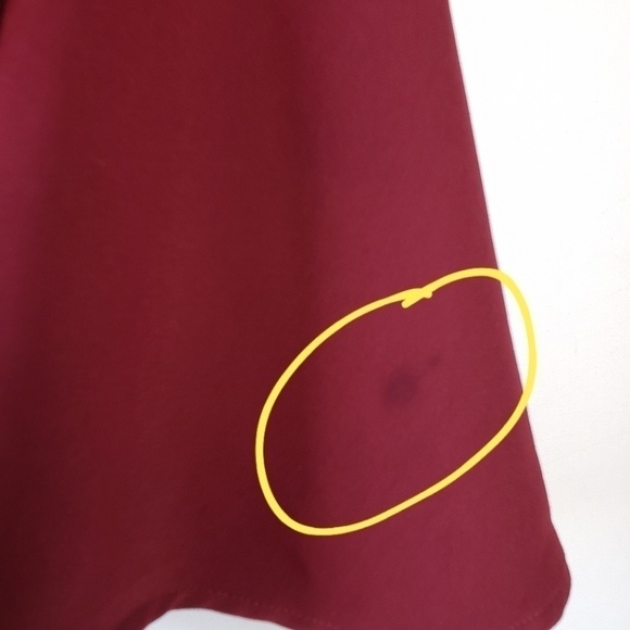 NEW! DESIGN LAB Founce Sleeve & Lace Up Blouse Small. - Picture 7 of 8